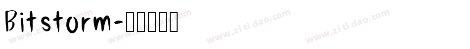 Bitstorm字体转换