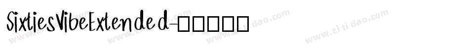 SixtiesVibeExtended字体转换