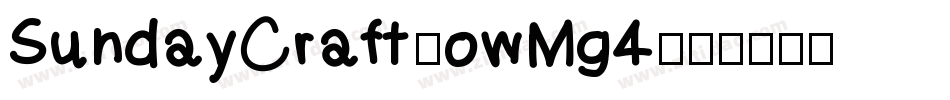 SundayCraft-owMg4字体转换