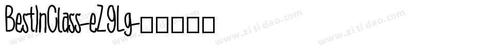 BestInClass-eZ9Lg字体转换