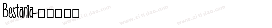Bestania字体转换