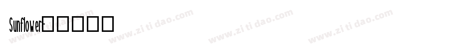 Sunflower字体转换