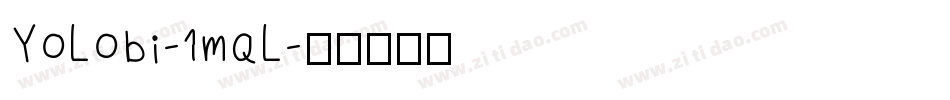 YoLobi-1mqL字体转换