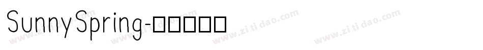 SunnySpring字体转换