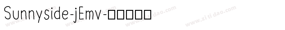 Sunnyside-jEmv字体转换