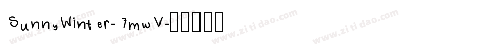 SunnyWinter-7mwV字体转换