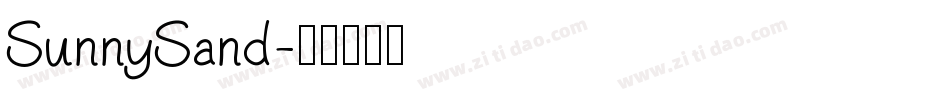 SunnySand字体转换