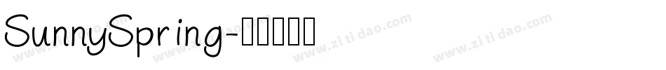 SunnySpring字体转换