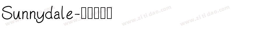 Sunnydale字体转换