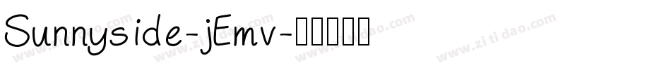 Sunnyside-jEmv字体转换