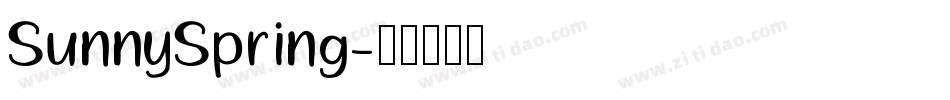 SunnySpring字体转换