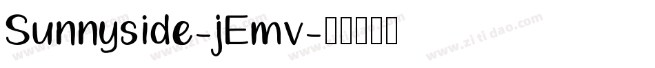 Sunnyside-jEmv字体转换