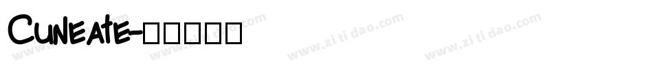 Cuneate字体转换