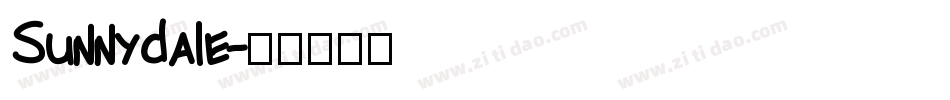Sunnydale字体转换
