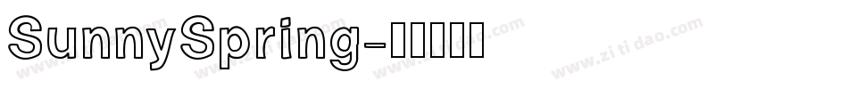 SunnySpring字体转换