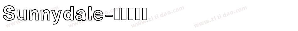 Sunnydale字体转换