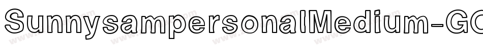 SunnysampersonalMedium-GO6xq字体转换