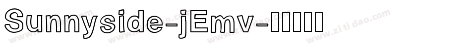 Sunnyside-jEmv字体转换