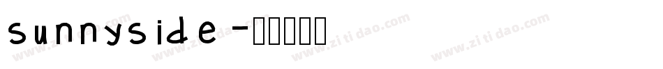 SunnySide字体转换