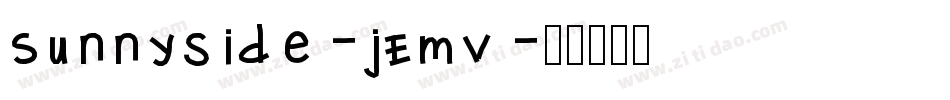 Sunnyside-jEmv字体转换