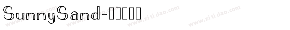 SunnySand字体转换