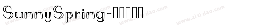 SunnySpring字体转换