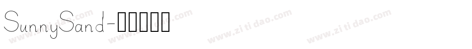 SunnySand字体转换