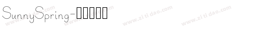 SunnySpring字体转换