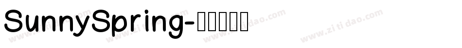 SunnySpring字体转换