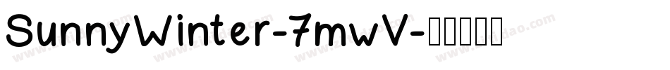 SunnyWinter-7mwV字体转换