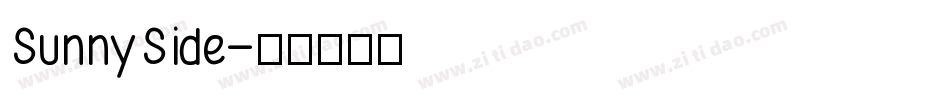 SunnySide字体转换