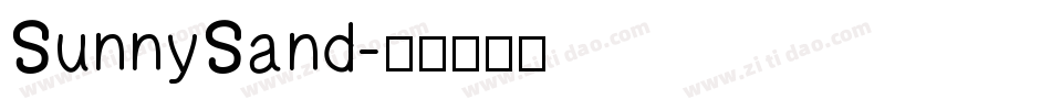 SunnySand字体转换