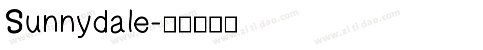 Sunnydale字体转换