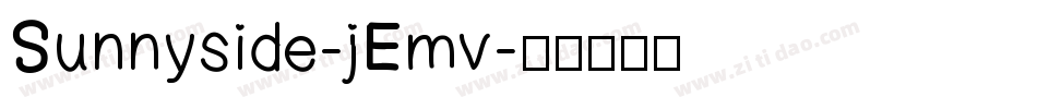 Sunnyside-jEmv字体转换