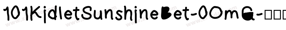 101KidletSunshineBet-0OmG字体转换