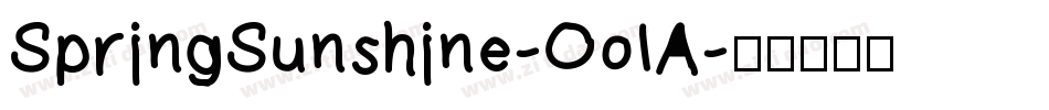 SpringSunshine-OolA字体转换