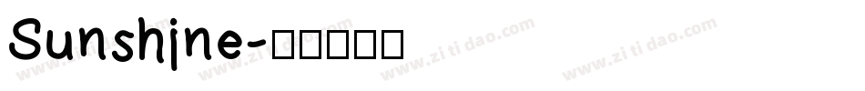 Sunshine字体转换