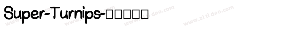 Super-Turnips字体转换