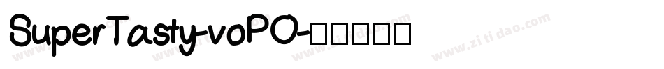 SuperTasty-voPO字体转换