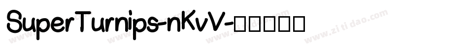 SuperTurnips-nKvV字体转换