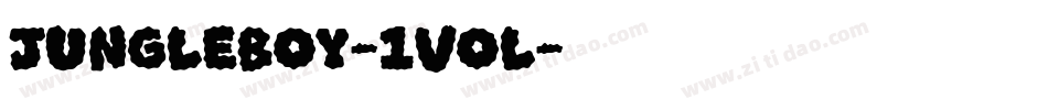 JungleBoy-1voL字体转换