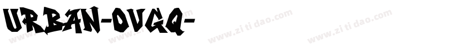 Urban-ovgq字体转换