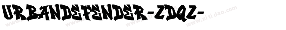 UrbanDefender-ZDqz字体转换