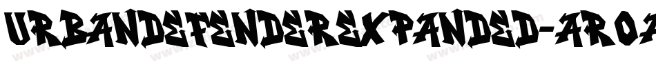 UrbanDefenderExpanded-Ar0A字体转换