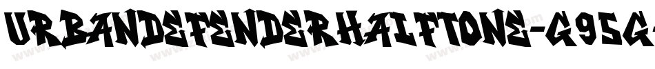 UrbanDefenderHalftone-G95g字体转换