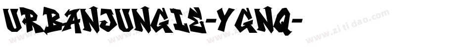 UrbanJungle-yGnq字体转换