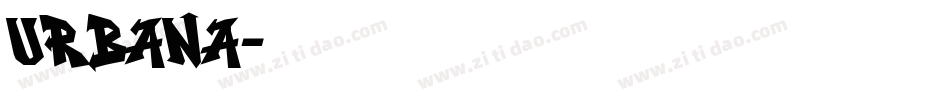 Urbana字体转换