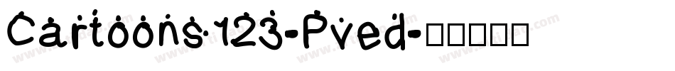Cartoons123-Pved字体转换