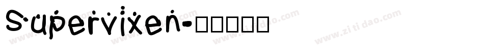 Supervixen字体转换