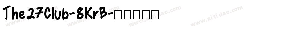 The27Club-8KrB字体转换